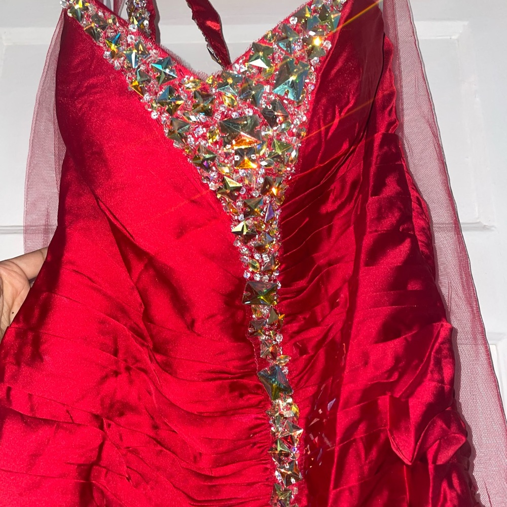 Prom Dress Red - Picture 3 of 6